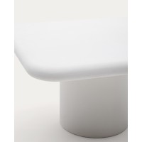 Уличный стол Addaia цемент, белый 135 x 135 см