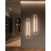 Бра Clock XL матовая латунь