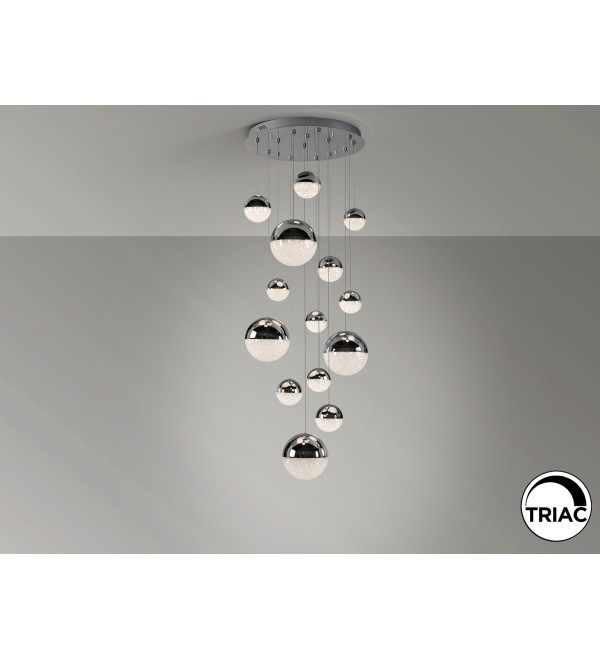 Люстра Sphere 14L хромированная D60 DIMABLE