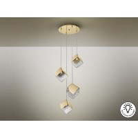 Подвесной светильник Priscila 4L золотой
