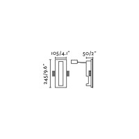 PLAS-4 Светильник встраиваемый белый 3W 2700K