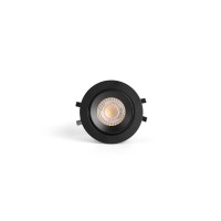 KIVI Встраиваемый светильник ORIENTABLE черный 7W 2700K 36° IP44