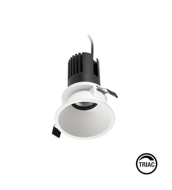 Tulipa Белый встраиваемый даунлайт 7W 15° 2700K CRI90 TRIAC