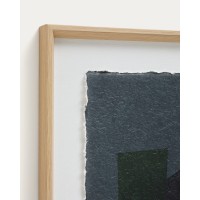 Картина Veluni из переработанной бумаги разноцветная 60 x 90 см