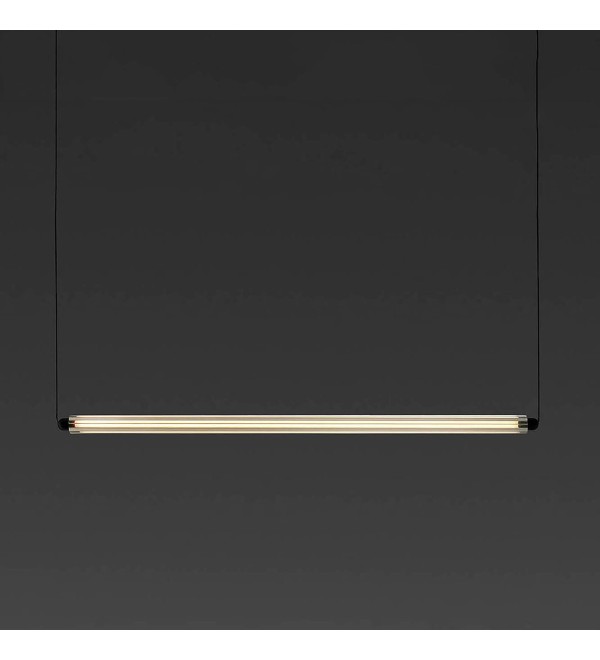 Подвесной светильник LUMINA 900 1L COL HORIZ черный LED 18W 2200K DALI