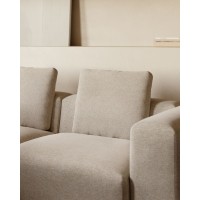 Подушка диванная Blok 60 x 50 см бежевая