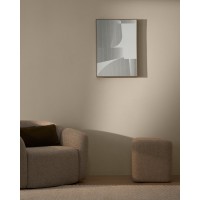 Абстрактная картина Imaro в зеленовато-сером цвете, 50 x 70 см