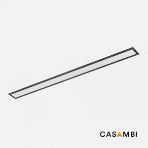 Встраиваемый светильник Via EVO 860 38W 3000K черный CASAMBI PRISM.