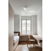 Потолочный вентилятор Mini Tube Fan LED прозрачный