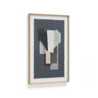 Картина Veluni из переработанной бумаги разноцветная 60 x 90 см