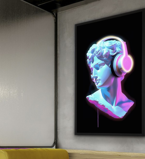 Картина Busto COLOR LED 80X120