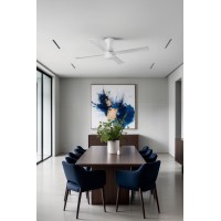 Потолочный вентилятор FRASER Ш1200MM белый 4 PALAS LED 16W TUYA
