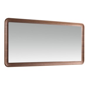 Прямоугольное настенное зеркало 3248/415-G в раме из ореха 120 x 60