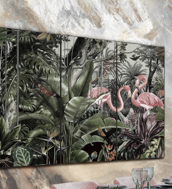 Фотография-триптих на стекле Flamencos 180x120