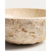 Раковина Orvane из бежевого мрамора Ø 40 см