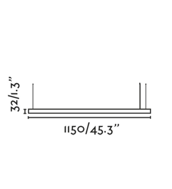 Подвесной светильник Vico черный 30W 2700K CANOPY RECESS
