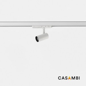 Трековый светильник Fost Белый Ø50 15W 20° 3000K CRI90 Casambi