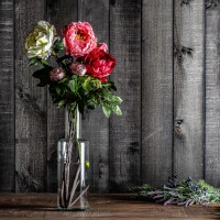 Цветок белого цвета ROSA