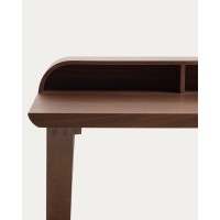 Письменный стол Dilare с отделкой из орехового шпона, 120 x 85 см