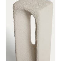 Скульптура Vriona из папье-маше цвета экрю 11 x 44,5 см
