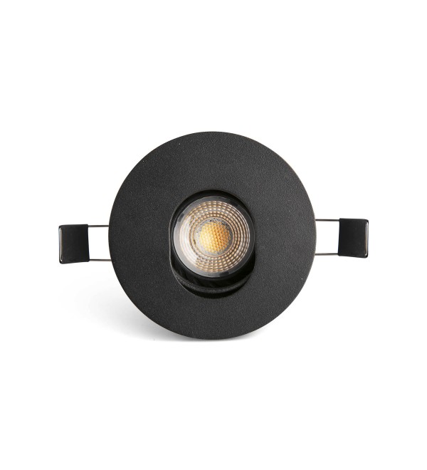 Встраиваемый светильник NIVA PINHOLE ORIENTABLE черный 1xGU10 MR16