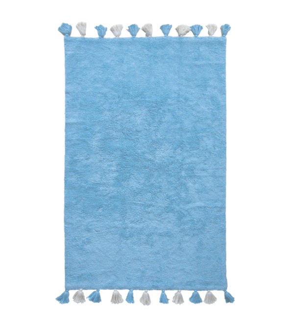 Хлопковый ковер Lillaland COLORFUL BLUE 120*180
