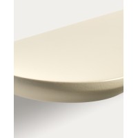 Комплект из 2 полок Arely из МДФ с бежевым лаковым покрытием, 35 см/55 см