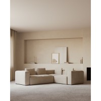 Угловой 3-х местный диван Blok 290 x 230 cm бежевый