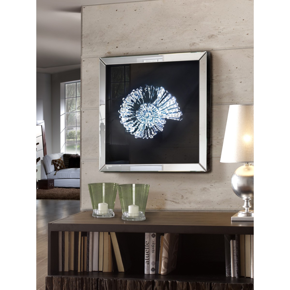 Зеркальная картина Fosil 60x60