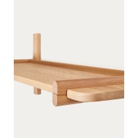 Модульная полка Sitra из массива дуба с натуральной отделкой, 90 см