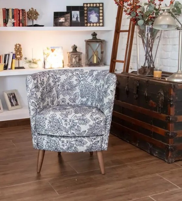Кресло Peque Wood Legs ткань ALBERO 02 (S.5)