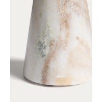 Подсвечник Trevia из мрамора цвета слоновой кости, 8 см