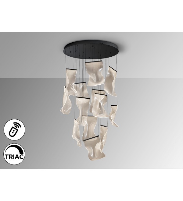 Velos Люстра 13L черная DIMABLE