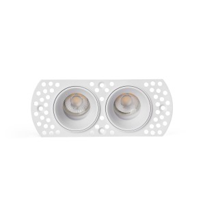 Встраиваемый регулируемый светильник белый FLIC 2xGU10 MR11