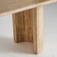 Обеденный стол Thiennes из травертина