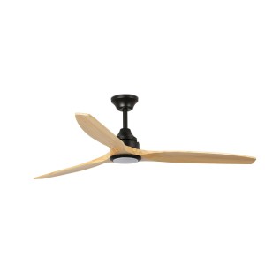 Вентилятор ALO DC Ш1520MM черный / дерево 3 PALAS  20W CCT