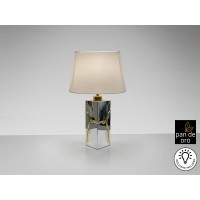Ocean Настольная лампа 1L хром-золотой