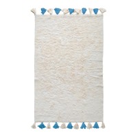 Хлопковый ковер Lillaland COLORFUL WHITE BLUE 120*180