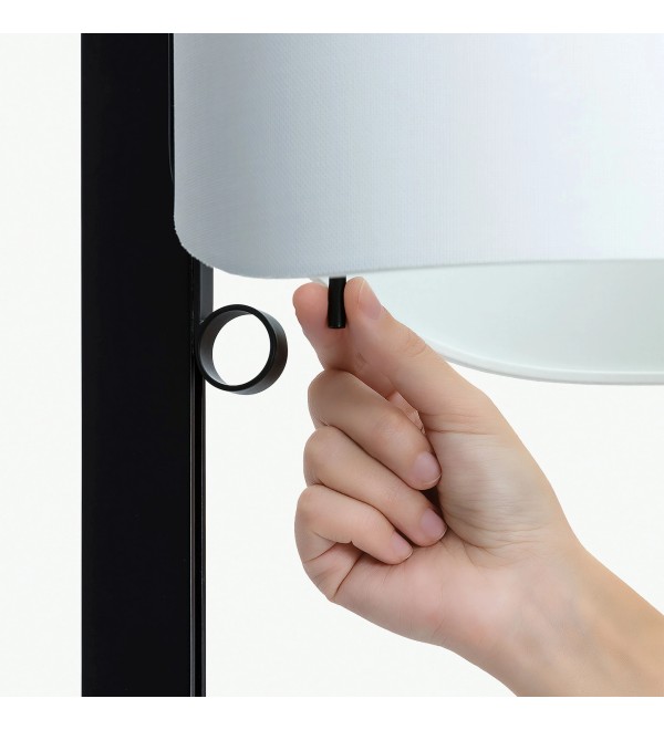 Торшер Stand Up черного и серого цвета E27 20W