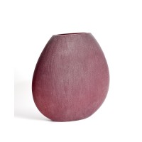 Ваза из бордового стекла Rovena 43,5 см