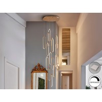 Colette Люстра 14L розовое золото DIM