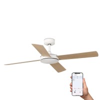 Потолочный вентилятор MALLORCA DC Ш1320MM белый 4P белый клен TUYA