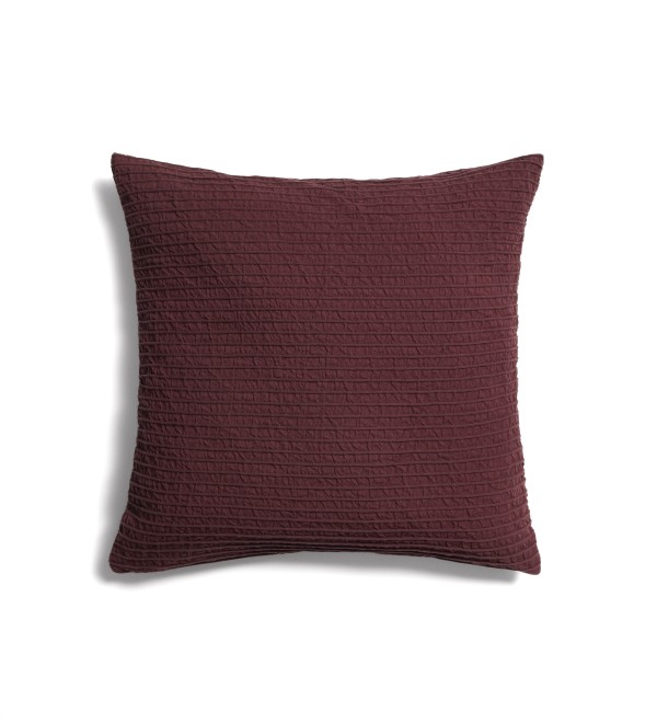 Чехол для подушки Tarilo из хлопка бордового цвета плиссированный, 50 x 50 см