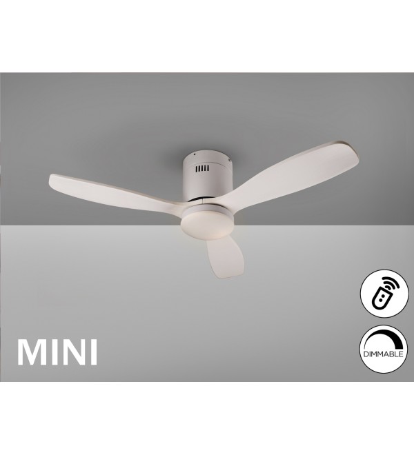 Siroco MINI Потолочный вентилятор с освещением DIMABLE белый