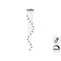 Rocio Большая люстра 14L хромированная 5M DIM