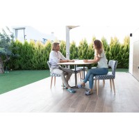 Овальный стол Triovo 140 x 100 см, 2 базы высотой 77