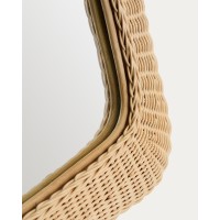 Зеркало из ротанга Zilna 58 x 79 см