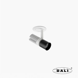 Uno белый/черный встраиваемый прожектор 8W 24° 2700K CRI90 DALI
