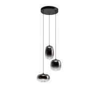 Onice Люстра 3L черно-дымчатый D30