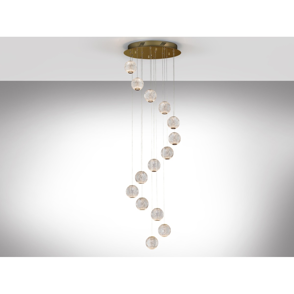 Люстра Austral LED 14L Ø50 золото